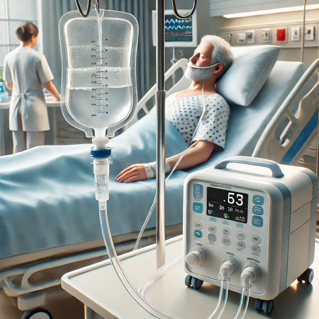Enteral feeding setup